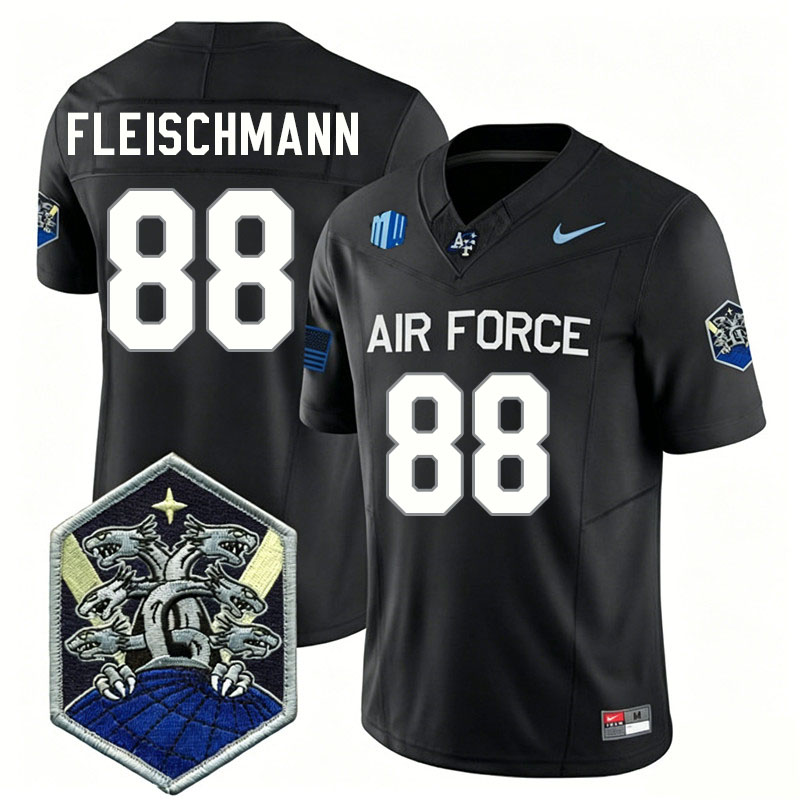 Air Force Falcons #88 Bruin Fleischmann College Football Jerseys,Uniforms-Black